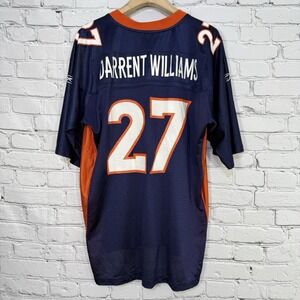 Darrent Williams Denver Broncos Reebok Jersey Size L 7009A 2006 Blue #27 Vintage